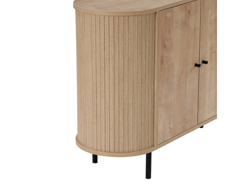 "Noble" Wooden Console Table - 180 x 40 x 80 cm - Beige