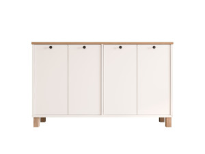 "Nord" Wooden Console Table - 120 x 29 x 74 cm - White