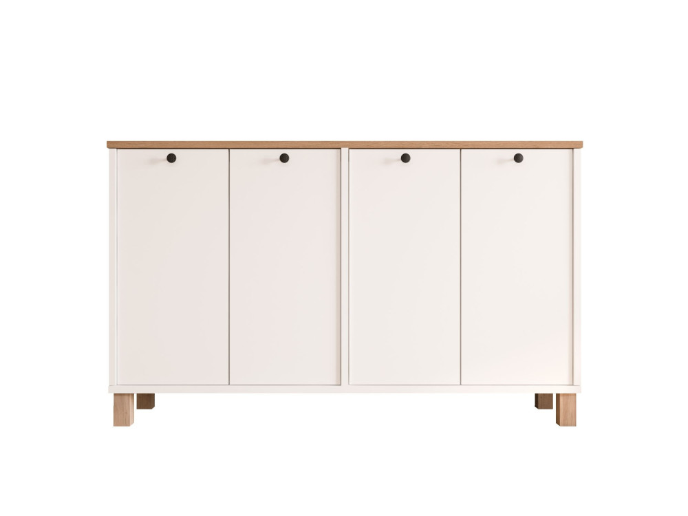 "Nord" Wooden Console Table - 120 x 29 x 74 cm - White