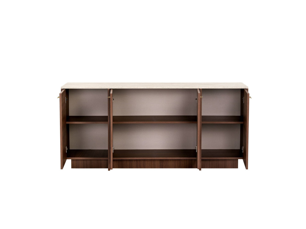 "Varen" Wooden Console Table - 180 x 45 x 82 cm - Brown