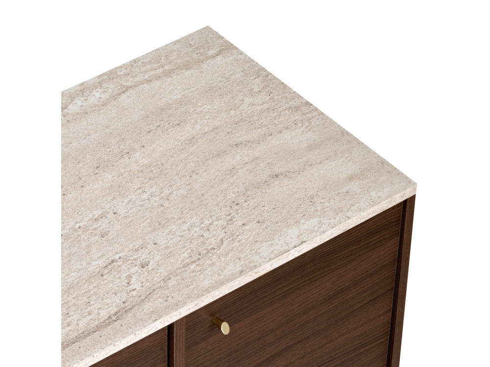 "Varen" Wooden Console Table - 180 x 45 x 82 cm - Brown
