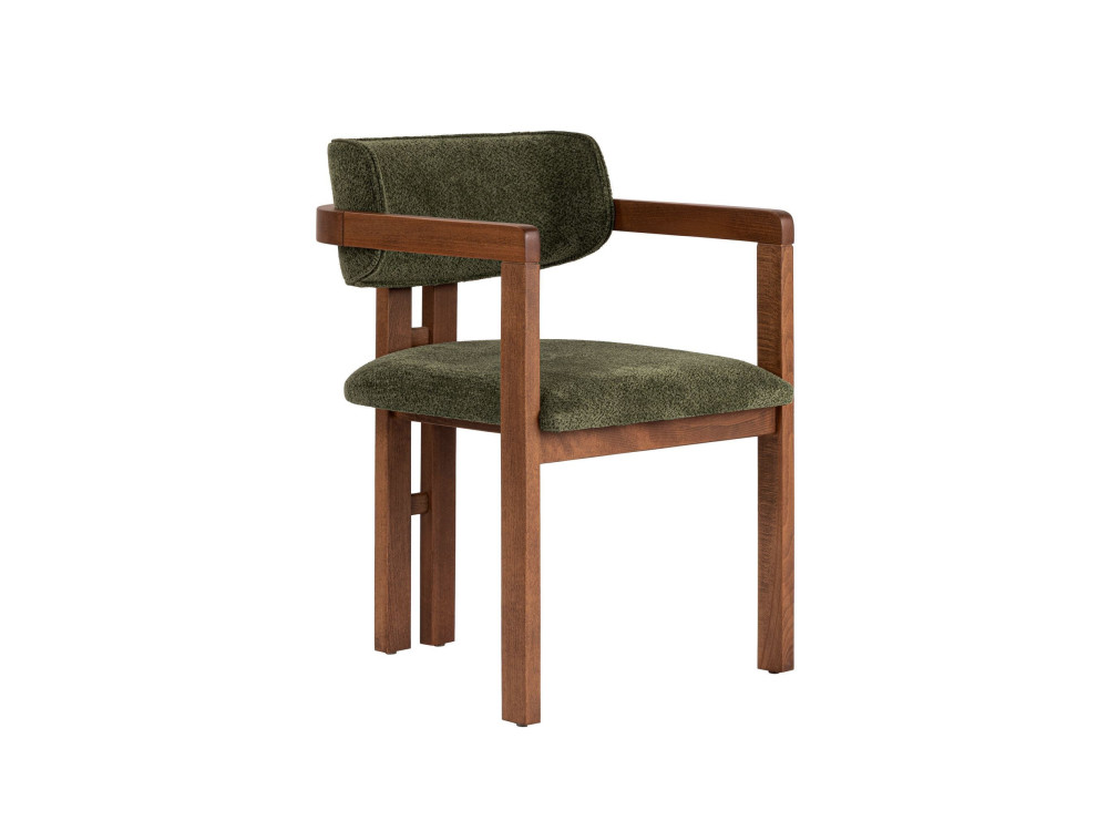 "Meridia 4" Wooden Dining Table and Chair Set (5-Piece) - 180 x 90 x 75 cm - Green