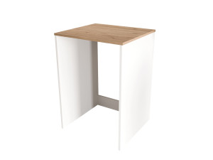 "Nord" Wooden Washer Cabinet - 66 x 60 x 92 cm - White