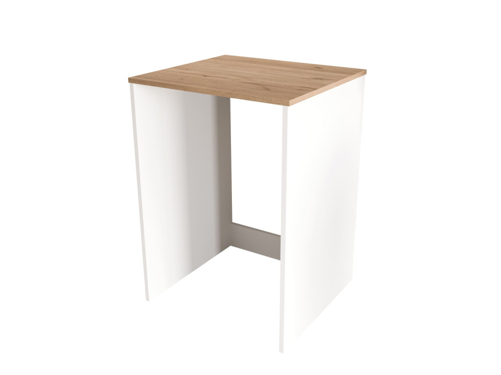 "Nord" Wooden Washer Cabinet - 66 x 60 x 92 cm - White