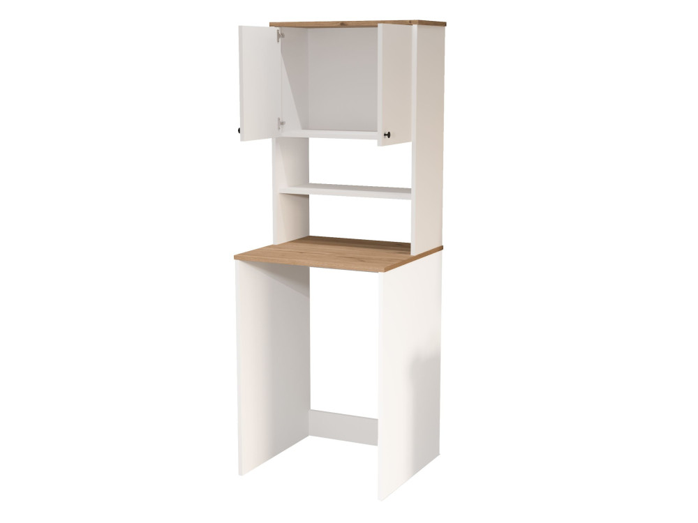 "Nord" Wooden Washing Machine Cabinet - 66 x 60 x 183 cm - White
