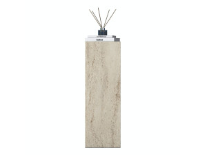 "AD108" Wooden Side Table - 20 x 18 x 60 cm - Travertine