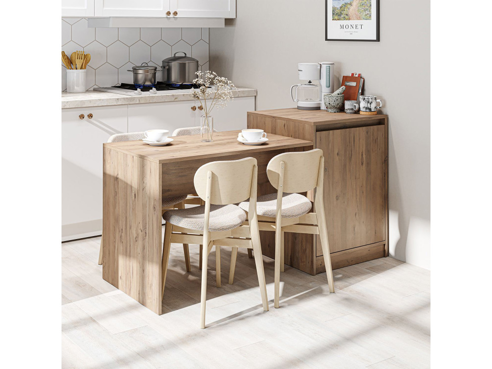 "2785" Wooden Kitchen Table - 160 x 60 x 85 cm - Atlantic Pine