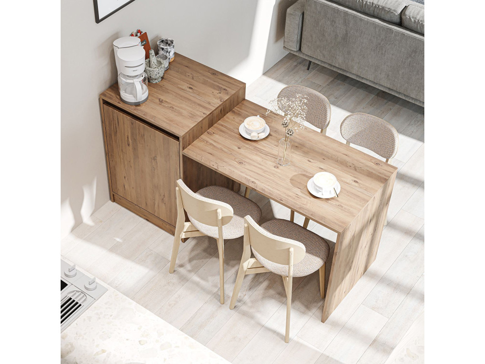 "2785" Wooden Kitchen Table - 160 x 60 x 85 cm - Atlantic Pine