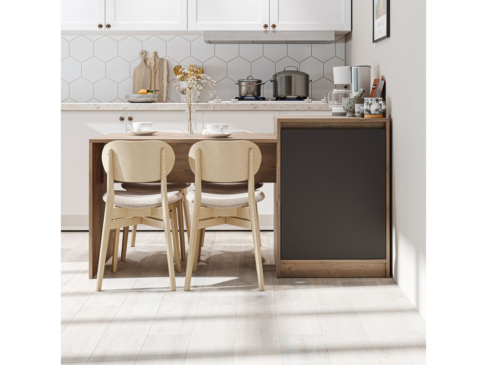 "2787" Wooden Kitchen Table - 160 x 60 x 85 cm - Atlantic Pine