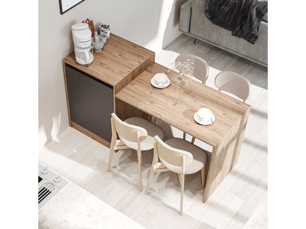 "2787" Wooden Kitchen Table - 160 x 60 x 85 cm - Atlantic Pine