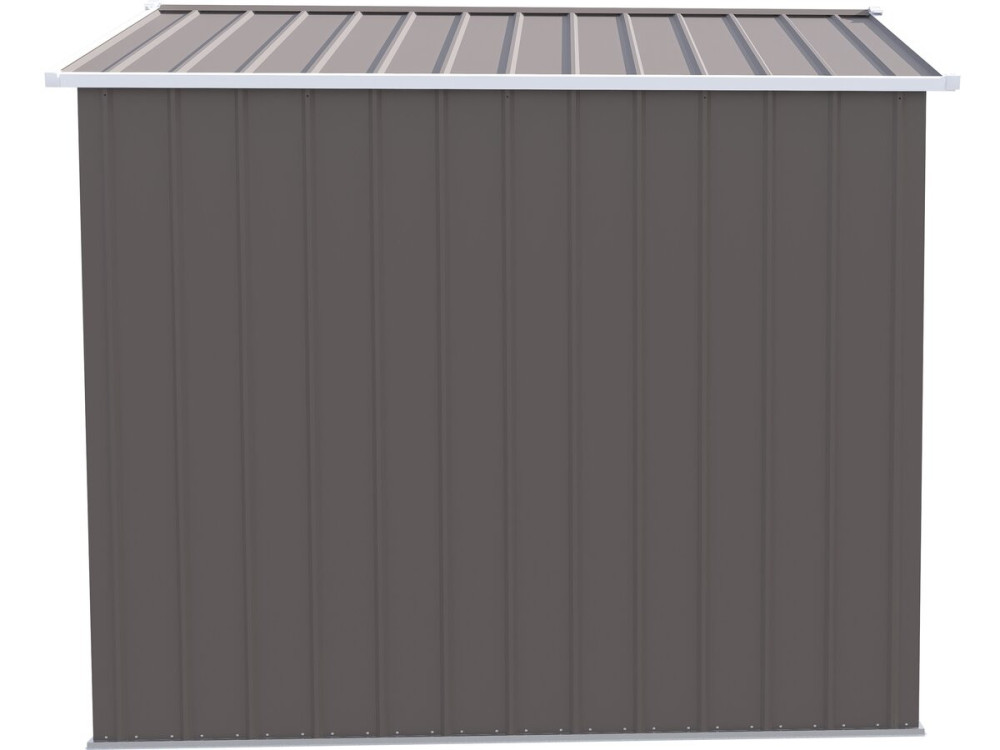 "Dallas" Metal Garden Shed - 4.12 m² - Taupe