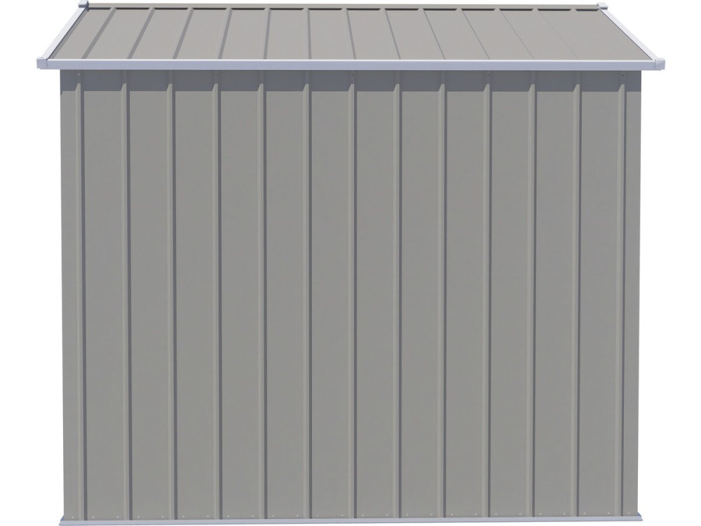 "Nebraska" Metal Garden Shed - 4.12 m² - Gray