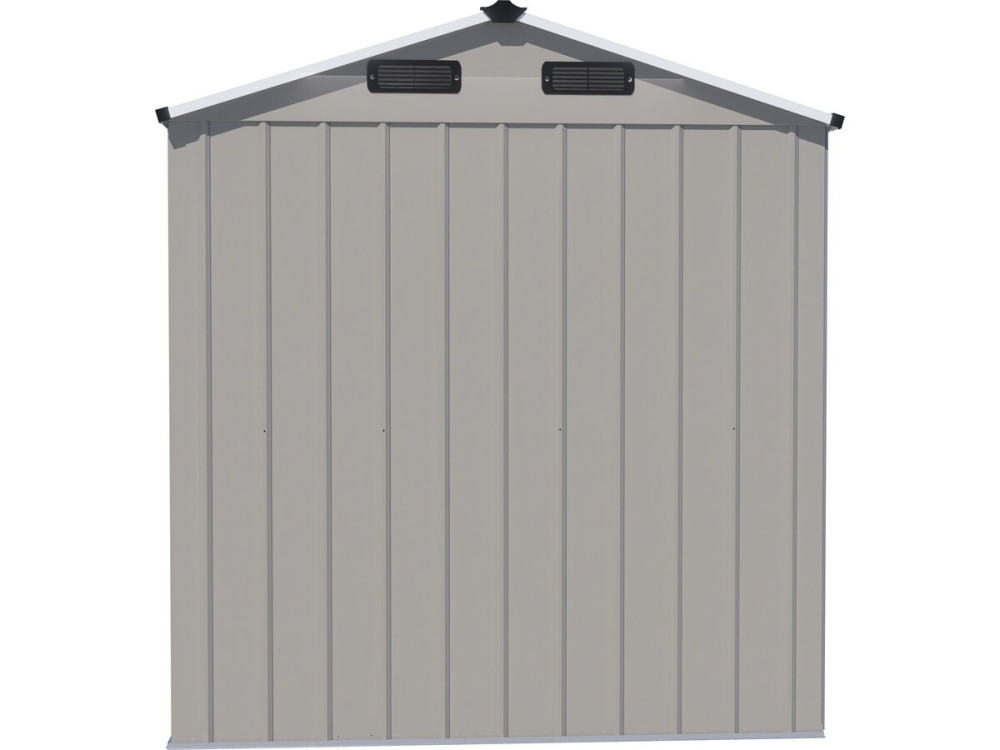 "Nebraska" Metal Garden Shed - 2.17 m² - Gray