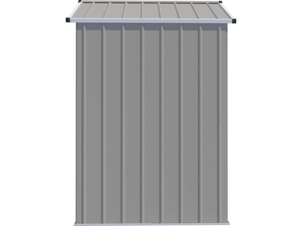 "Nebraska" Metal Garden Shed - 2.17 m² - Gray