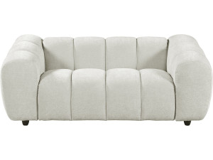 "Courcelles" Fabric Bubble-Style Straight Sofa - 2-Seater - Beige