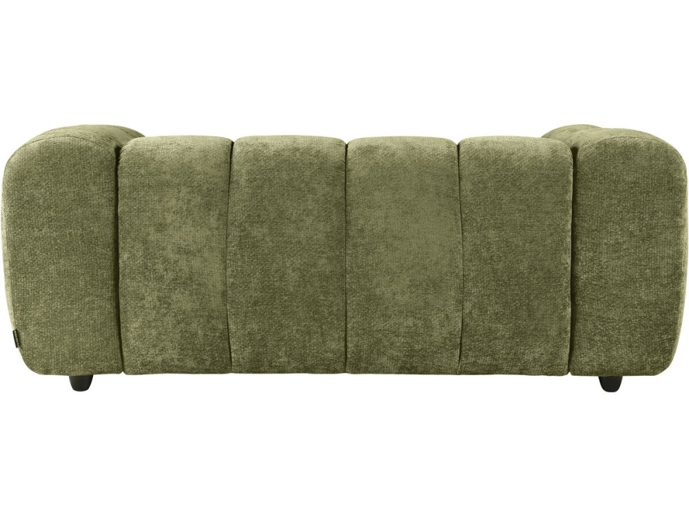 "Courcelles" Fabric Bubble-Style Straight Sofa - 2-Seater - Green