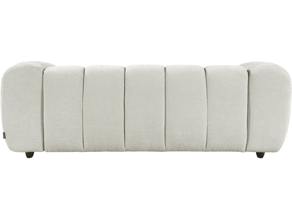 "Courcelles" Fabric Bubble-Style Straight Sofa - 3-Seater - Beige