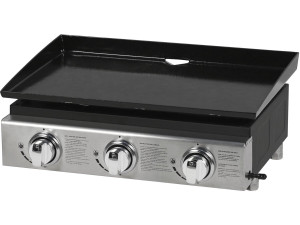 Plancha "Presto 3" - 3 burners - 7.5kW - Grey