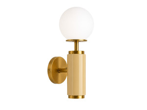 "Moira" Metal Wall Sconce - 15 x 17 x 37 cm - Yellow