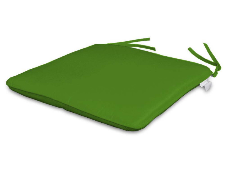 A batch of 2 chair cushions  11" x 11"in coloured green anise