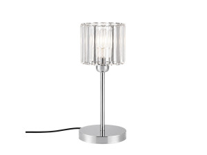 "Yakops" Metal Table Lamp - 17 x 17 x 50 cm - Gray
