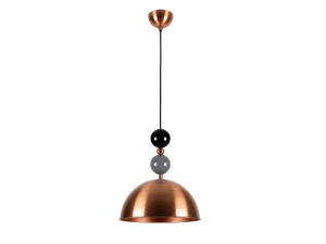 "Bubble" Metal Pendant Light - 31 x 31 cm - Copper