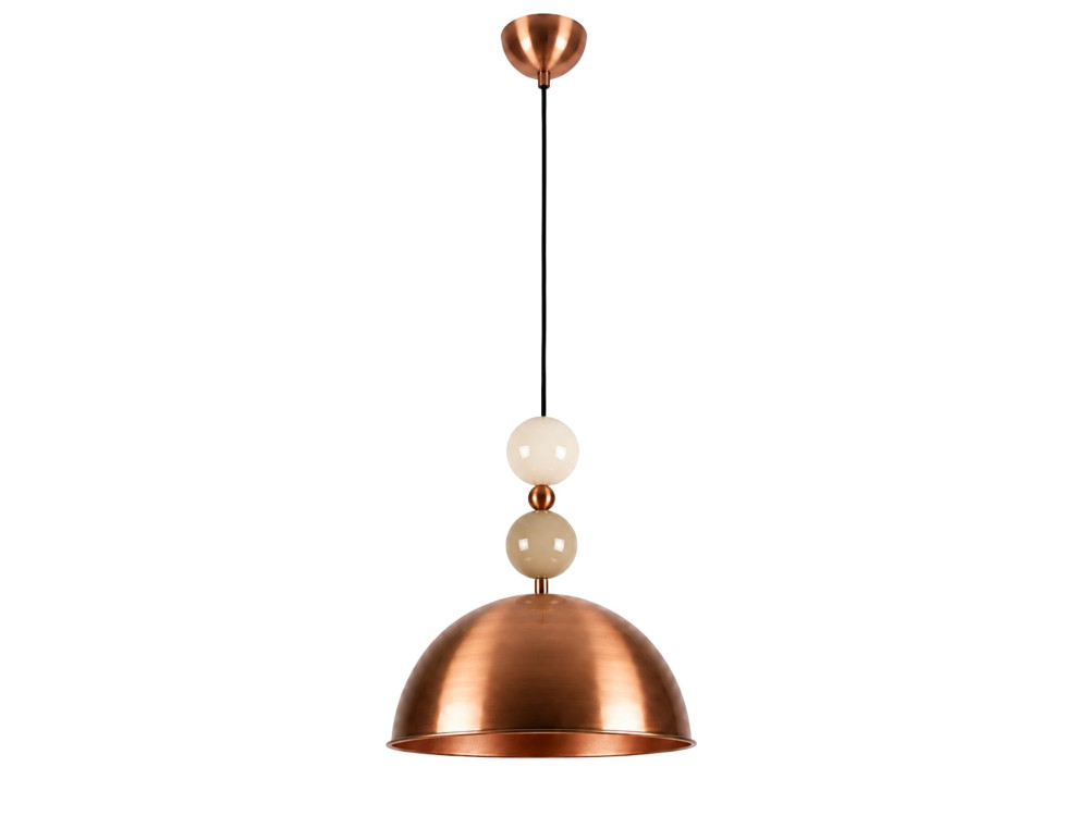 "Bubble" Metal Pendant Light - 31 x 31 cm - Copper