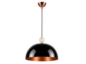 "Bubble" Metal Pendant Light - 40 x 40 cm - Black