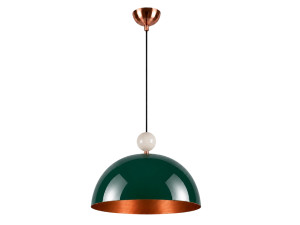 "Bubble" Metal Pendant Light - 40 x 40 cm - Dark Green