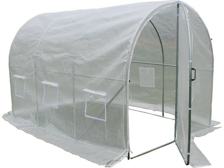Greenhouse Tunnel With Swinging Door "Mimosa" - 6m² - 3 x 2 x 2 m