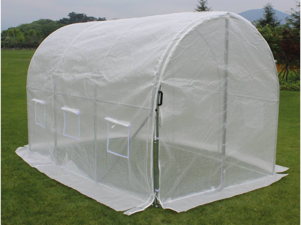 Greenhouse Tunnel With Swinging Door "Mimosa" - 6m² - 3 x 2 x 2 m