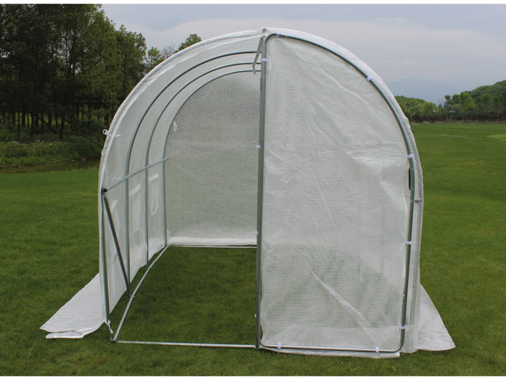 Greenhouse Tunnel With Swinging Door "Mimosa" - 6m² - 3 x 2 x 2 m