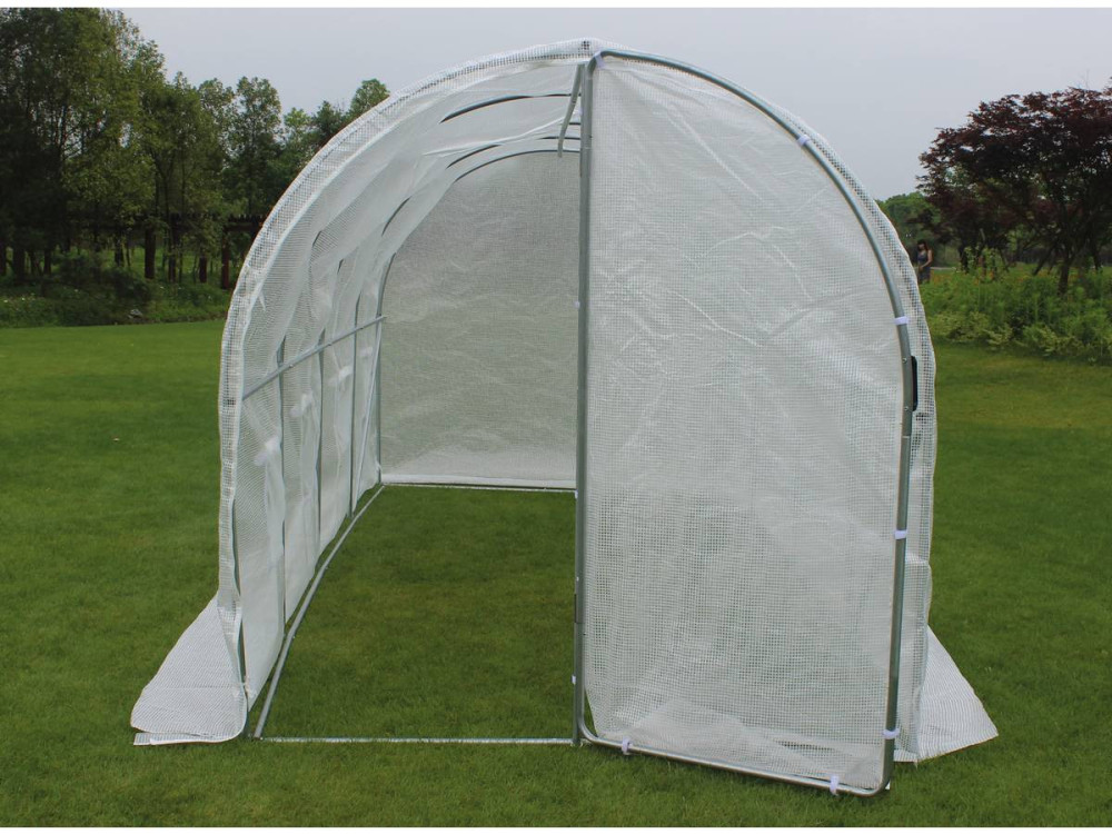 Greenhouse Tunnel With Swinging Door "Mimosa" - 9m² - 4.5 x 2 x 2 m
