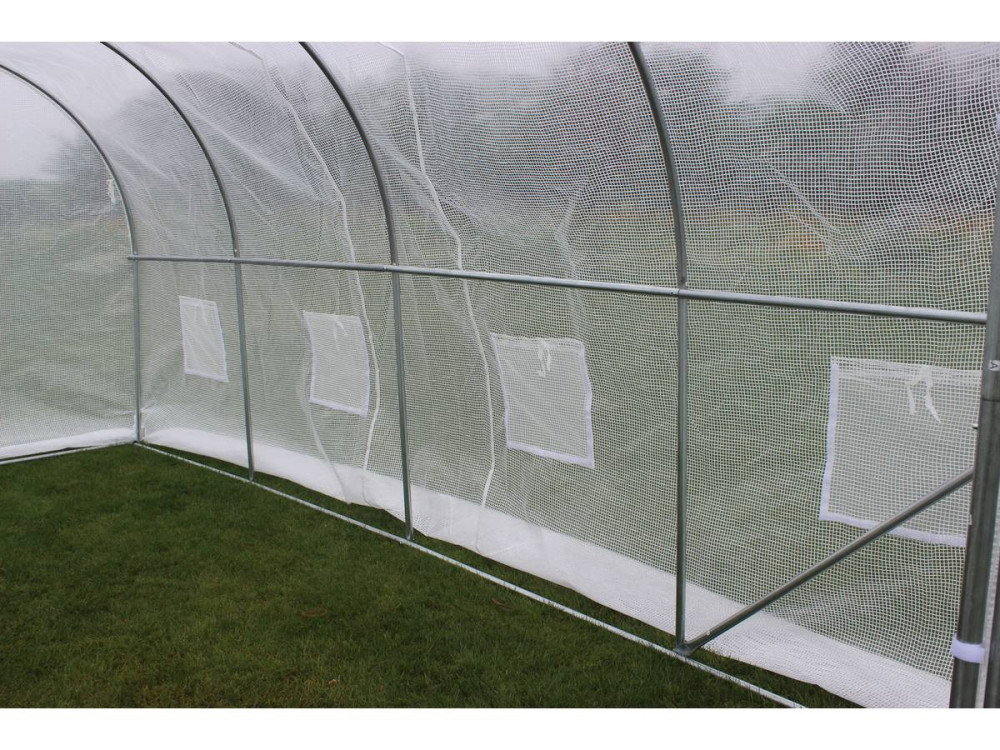 Greenhouse Tunnel With Swinging Door "Mimosa" - 9m² - 4.5 x 2 x 2 m