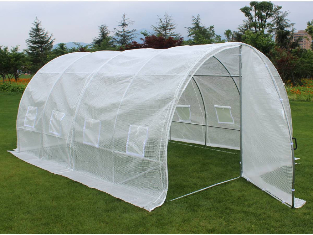 Greenhouse Tunnel with Swinging Door "Mimosa" - 12m² - 4 x 3 x 2 m
