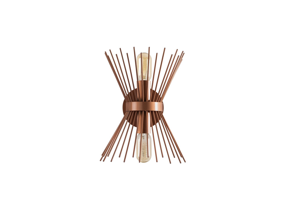 "GMN-000010" Metal Wall Sconce - 23 x 16 cm - Copper
