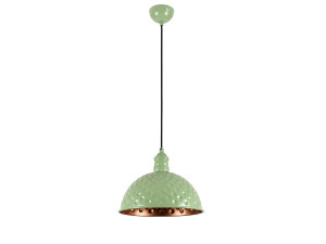 "Echo" Metal Pendant Light - 26 x 26 cm - Mint Green