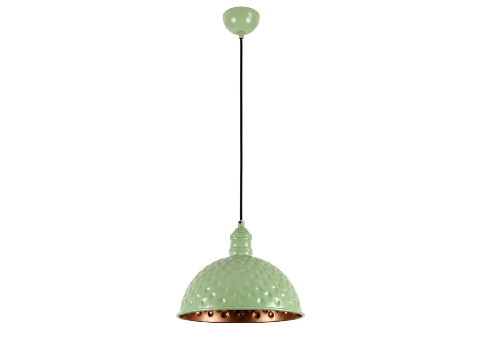 "Echo" Metal Pendant Light - 26 x 26 cm - Mint Green