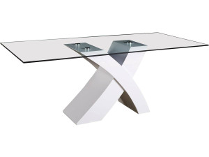 "Mona" dining table - 200 x 90 x 74 cm - White