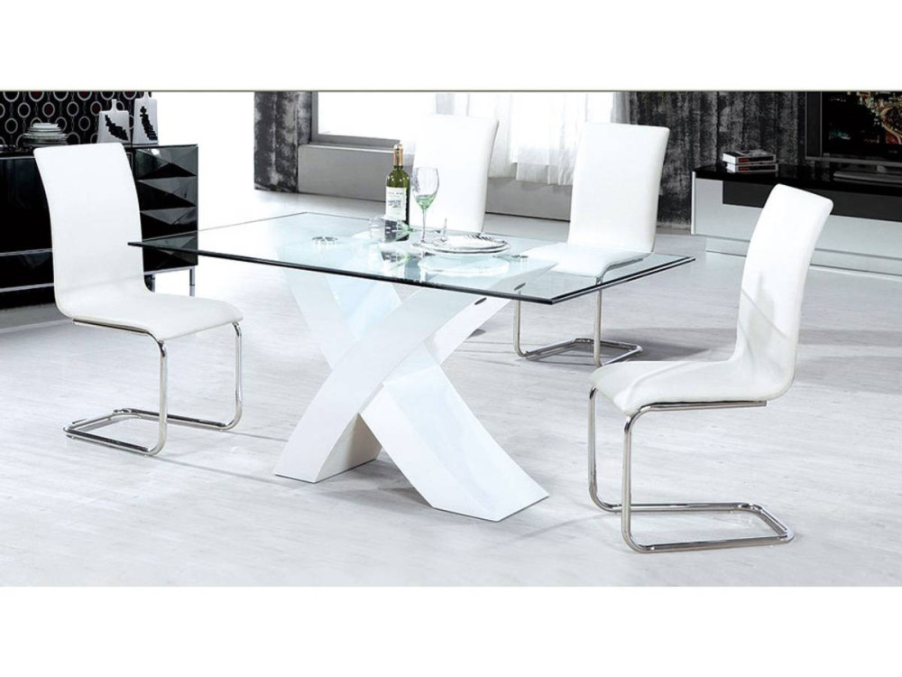 "Mona" dining table - 200 x 90 x 74 cm - White