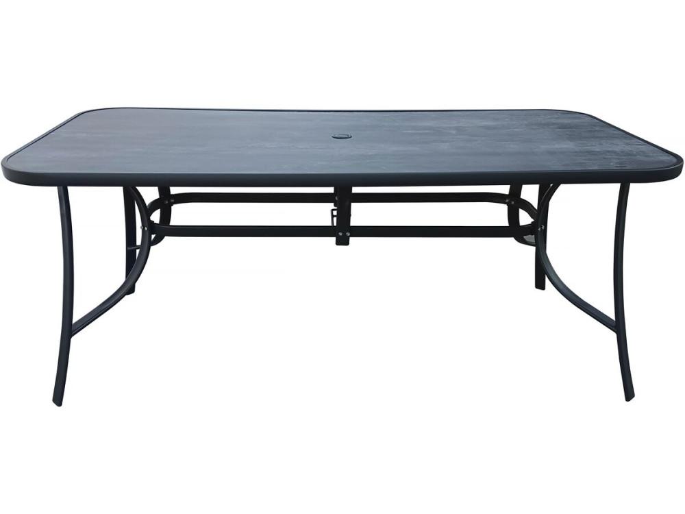 "Cordoba" Garden Table - Phoenix - Seats 8 - Marble-effect Gray