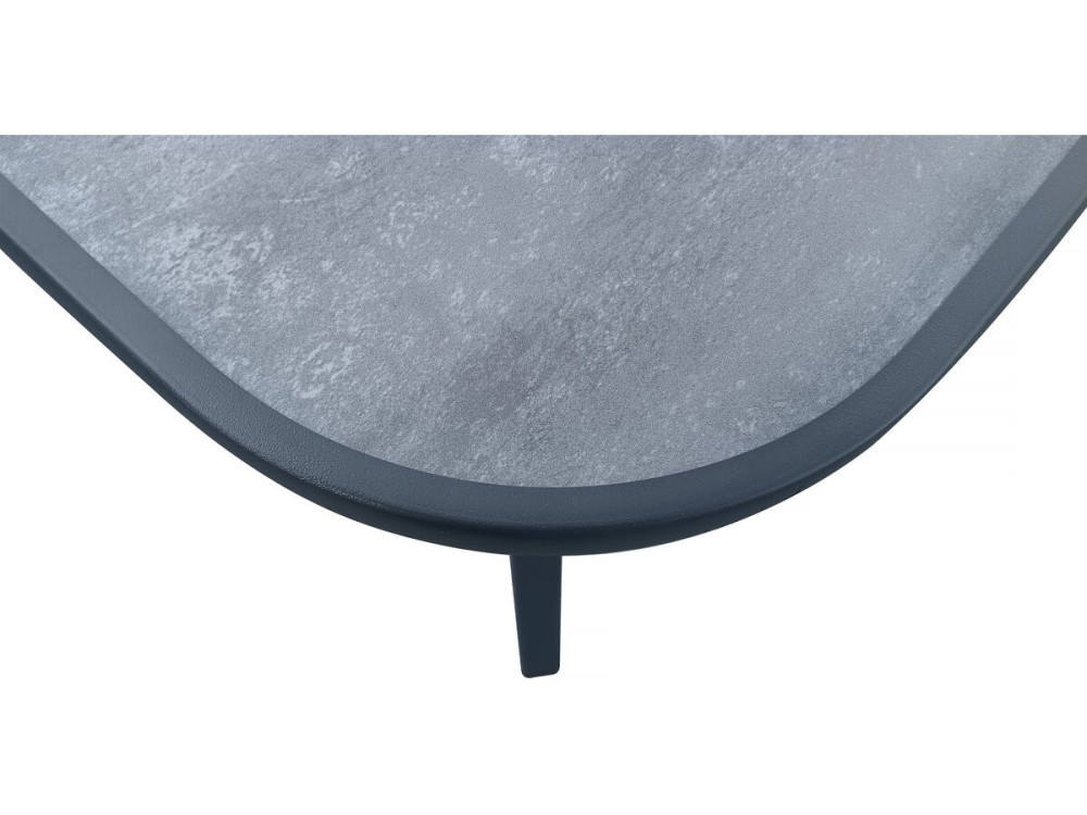 "Cordoba" Garden Table - Phoenix - Seats 8 - Marble-effect Gray