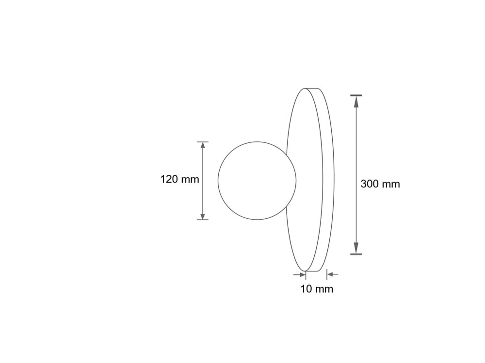 "Tor-Tun" Travertine Ceiling Light - Beige / White