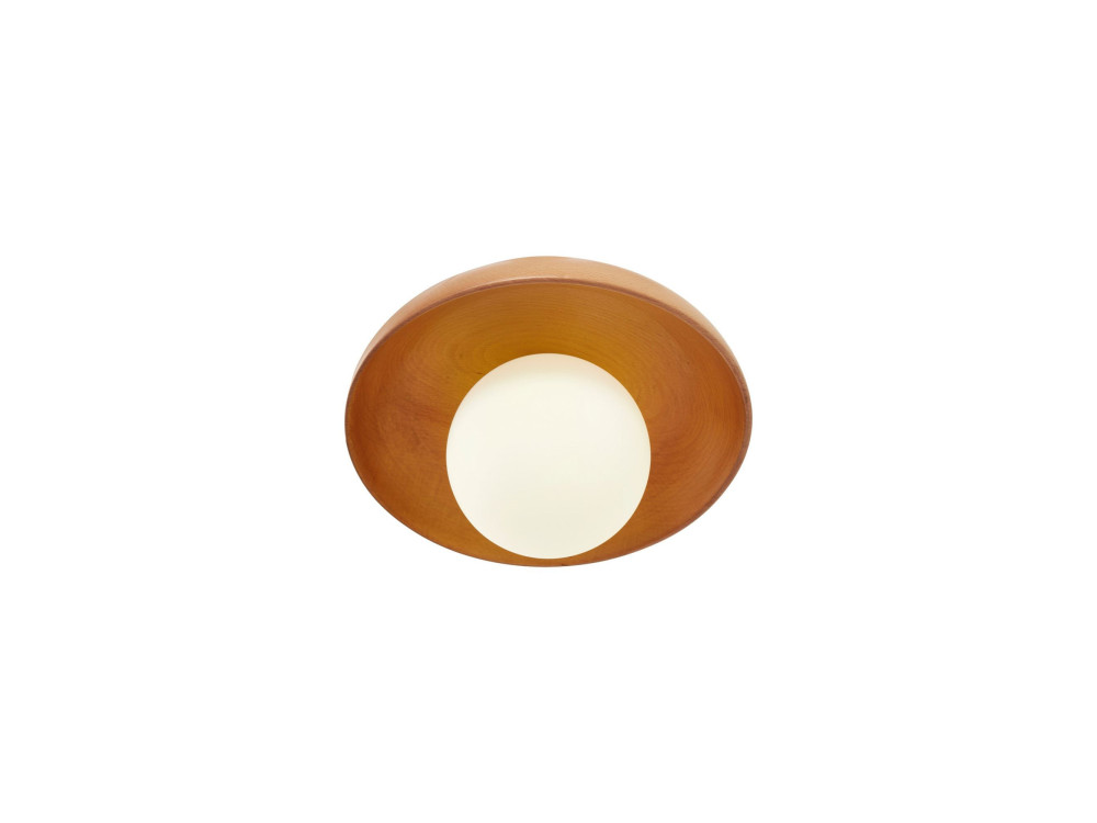 "Hant-T" Wooden Ceiling Light - Oak / White
