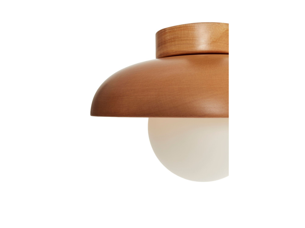 "Hant-T" Wooden Ceiling Light - Oak / White