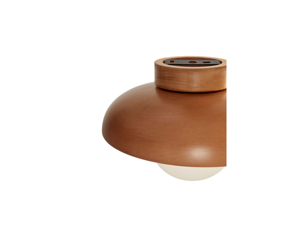 "Hant-T" Wooden Ceiling Light - Oak / White