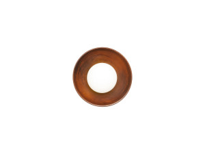 "Hand-S" Wooden Wall Sconce - Walnut / White