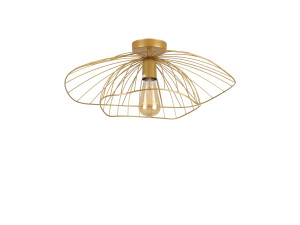 "Mantar" Metal Ceiling Light - 52 x 52 cm - Gold