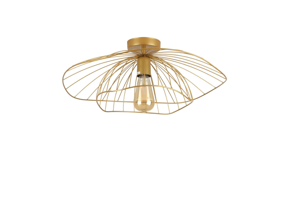 "Mantar" Metal Ceiling Light - 52 x 52 cm - Gold