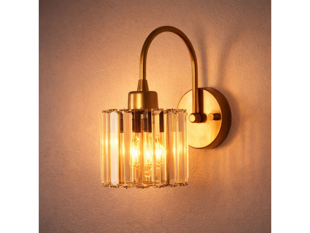 "Yakops" Metal Wall Sconce - 23 x 13 cm - Yellow